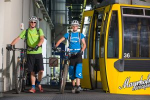 Mountainbiken Gondelbahn